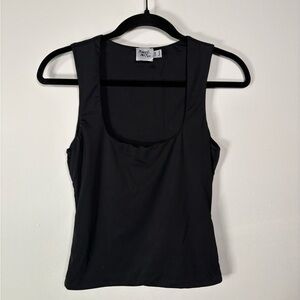 Princess Polly Black Scoop Neck Camisole